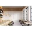 Bar,Interior,With,Counter,,Stools,And,Square,Tables.,Vertical,Poster