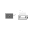 NYX 4inch Square Direct Mount-CC