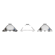 Round new-construction reflector-9.5inch